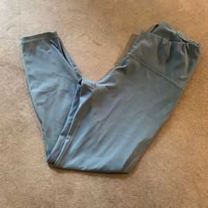 Lululemon Size 10 Green High rise leggings